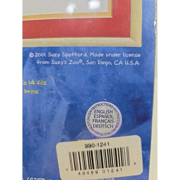 Vintage NEW Janlynn Suzy's Zoo Bears of Duckport Cross Stitch Kit Kids Room 2001 - Picture 6 of 8